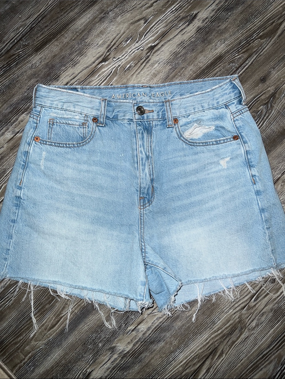American Eagle Outfitters Highest Rise sz 6 Denim Shorts